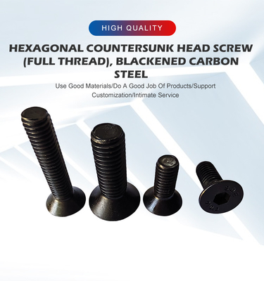 Πλήρης κλωστή ατσάλι Allen Cap Screw με κεφαλή και DIN Standard