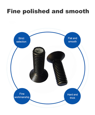 Πλήρης κλωστή ατσάλι Allen Cap Screw με κεφαλή και DIN Standard