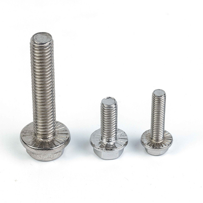 Προσαρμοσμένο 304 316 A2 A4 Hex Flange Titanium Machine Thread Bolt για ανοξείδωτο χάλυβα