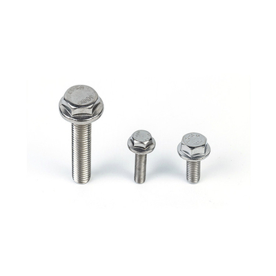 Προσαρμοσμένο 304 316 A2 A4 Hex Flange Titanium Machine Thread Bolt για ανοξείδωτο χάλυβα