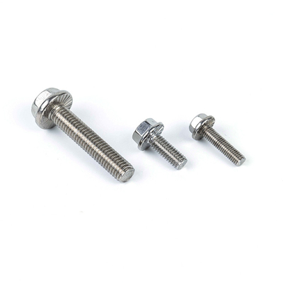 Προσαρμοσμένο 304 316 A2 A4 Hex Flange Titanium Machine Thread Bolt για ανοξείδωτο χάλυβα