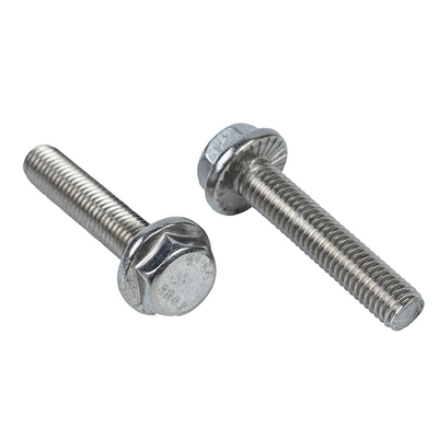 Μετρικό σημείο από ανοξείδωτο χάλυβα Hex Bolt Flange M6 M10 με GB Standard