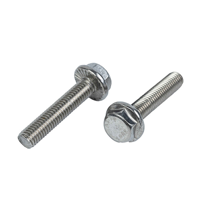 Μετρικό σημείο από ανοξείδωτο χάλυβα Hex Bolt Flange M6 M10 με GB Standard