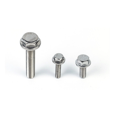 Μετρικό σημείο από ανοξείδωτο χάλυβα Hex Bolt Flange M6 M10 με GB Standard