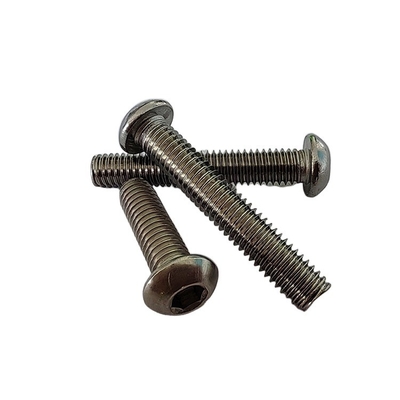 100% QC δοκιμασμένο από ανοξείδωτο χάλυβα Hex Drive Hexagon Socket Round Button Head Μηχανικές βίδες