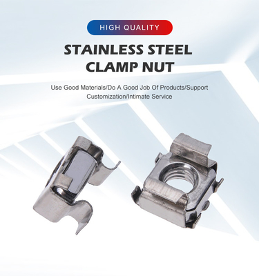 GB Standard 304 Ατσάλι Clamp Nut πλωτό τετραγωνικό καρφί φύλλο σύνδεση στερεωτήρα
