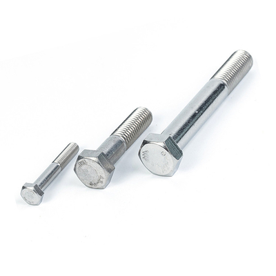 DIN Standard Hex Half Thread Bolts 2024 Συναρμολογητές από ανοξείδωτο χάλυβα με απλή φινίρισμα