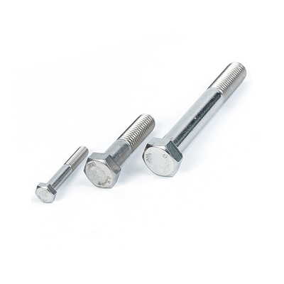 Καθαρό φινίρισμα από ανοξείδωτο χάλυβα Hex Bolts Nuts Washers για ισχυρή και ανθεκτική στερέωση