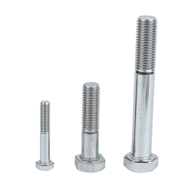 Καθαρό φινίρισμα από ανοξείδωτο χάλυβα Hex Bolts Nuts Washers για ισχυρή και ανθεκτική στερέωση