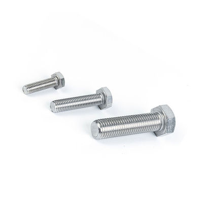 Βέλτιστες συνδετικές ύλεςHigh DIN933 Hex Head Bolt από ανοξείδωτο χάλυβα εντός GB Standard