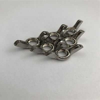 Τυποποιημένο DIN από ανοξείδωτο χάλυβα M6 M8 M10 Wing Nut Din315 Ss304 Butterfly Nuts