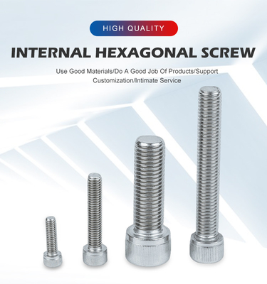 OEM κατασκευασμένο από ανοξείδωτο χάλυβα 304 Hexagon Socket Head Screw με πλήρη τύπου νήματος