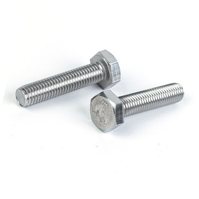 GB Standard Hex Head Bolt από ανοξείδωτο χάλυβα για OEM Custom Metal Processing DIN933