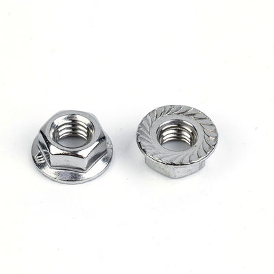 Αυτοκρατορικό σύστημα μέτρησης SS304 Hex Flange Nut με Flange και Zinc Plating