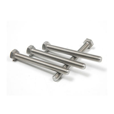 DIN933 Έξαγωνες βίδες από ανοξείδωτο χάλυβα με απλή τελική κατασκευή και DIN πρότυπο