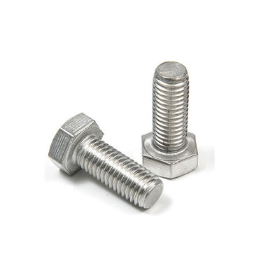 M5 M6 M10 Hex μπουλόνι Πλήρη νήμα Plain Finish Ατσάλι Hex Head Bolt DIN933
