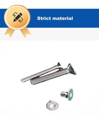 Κεφαλή Πάν DIN7991 SS304 A2-70 Πλήρης κλωστή Countersunk Socket Head βίδες για όλα τα μεγέθη