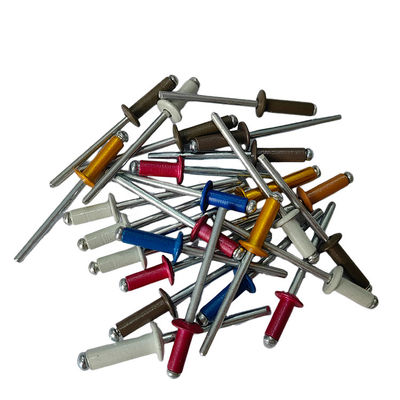 Ανοιχτό άκρο Pop Rivets για πολύχρωμη διακόσμηση του σπιτιού DIN Standard παράδοση εντός 30 ημερών