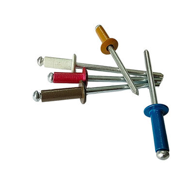 Πολυδιάστατες μη επικαλυμμένες φινίρισμα ανοιχτή άκρη στρογγυλή κεφαλή pop rivet για αυτοκινητοβιομηχανικές εφαρμογές