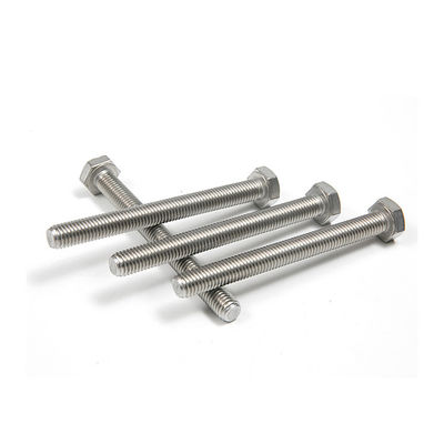 Προσαρμοσμένο DIN Standard Titanium Stainless Steel Hex Head Bolt και Nut για Βιομηχανικά