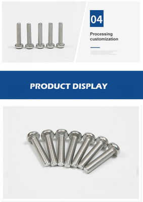 DIN JIS ISO Ατσάλι Phillips Pan Machine Head Στροφή δέσμευσης Στροφές διασταύρωσης
