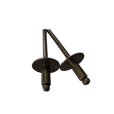 Ανοιχτού τύπου ανοξείδωτο χάλυβα Pop Rivets Μεγάλη άκρη στρογγυλή κεφαλή με εξοπλισμό CNC lathes