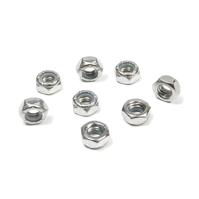 UNC από ανοξείδωτο χάλυβα λεπτή κλωστή Hex Nylon Insert Lock Nut 100% έλεγχο και προσιτή