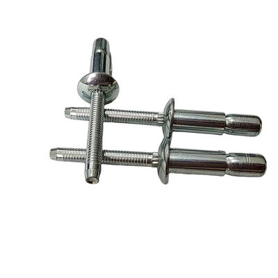 12mm Unlock Blind Rivets Ανθεκτικό στη διάβρωση στρογγυλό κεφάλι από χάλυβα άνθρακα για όφελος