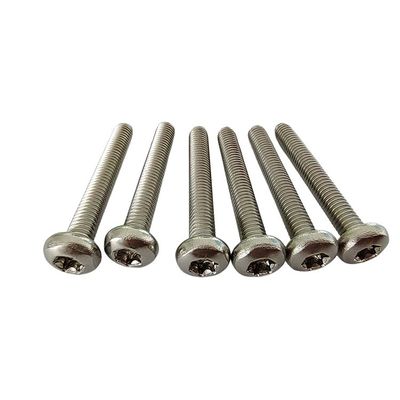 Α βαθμός αντοχής 304 από ανοξείδωτο χάλυβα Torx Pan Head Bolts Security Machine Screws