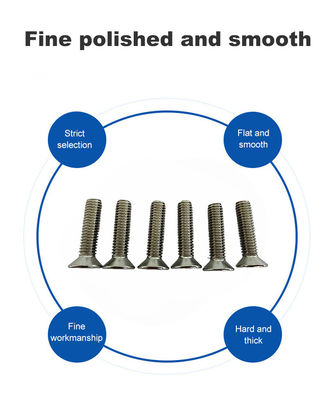 Στρογγυλό από ανοξείδωτο χάλυβα με επίπεδη κεφαλή Στρογγυλομηχανή Torx Στρογγυλομηχανή αυτο-σφραγίσματος Στρογγυλομηχανή με πλήρη νήμα M3 M10