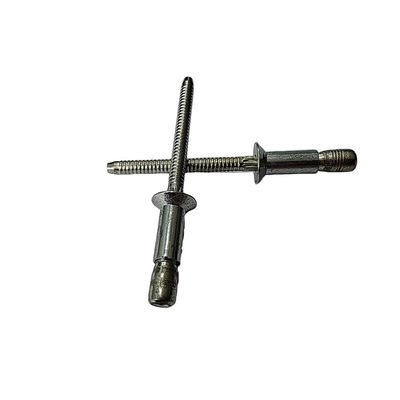 12mm Unlock Blind Rivets Εσωτερική κλειδαριά σιδήρου Countersunk Head με 4,8mm/6,4mm Μέγεθος