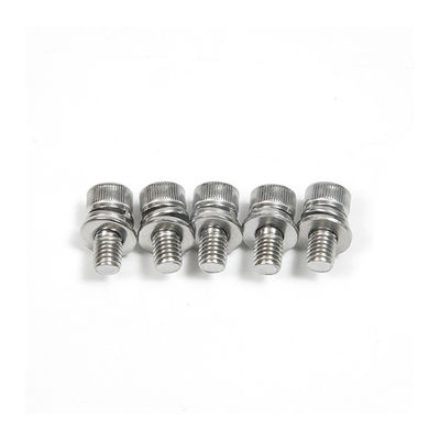M6 Ατσάλι από ανοξείδωτο χάλυβα DIN912 Standard Hexagon Socket Head Screw με ελατήριο και πλυντήριο