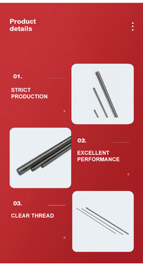 DIN975 304 316 A2-70 A4-70 Ατσάλι άνθρακα από ανοξείδωτο υψηλής αντοχής Ζυγισμένη βίδα M10