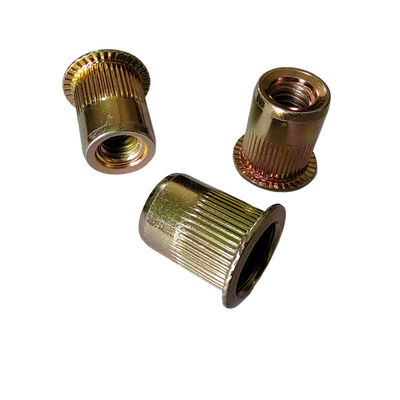 Ανοιχτός τύπος M4-M5-M6-M8-M10 Ανθεκτικός στη διάβρωση κίτρινος ψευδαργύρος επιχρισμένος με ανθρακικό χάλυβα