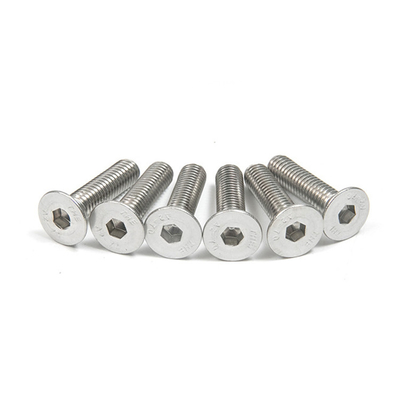 304 316L από ανοξείδωτο χάλυβα επίπεδα κεφαλής Allen Bolts DIN7991 Countersunk Head Socket Head Screw