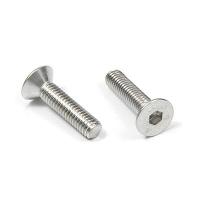 HEX Metric M4 M5 M6 M8 M10 Αλουμινένιες βίδες με σχήμα κεφαλής από ανοξείδωτο χάλυβα