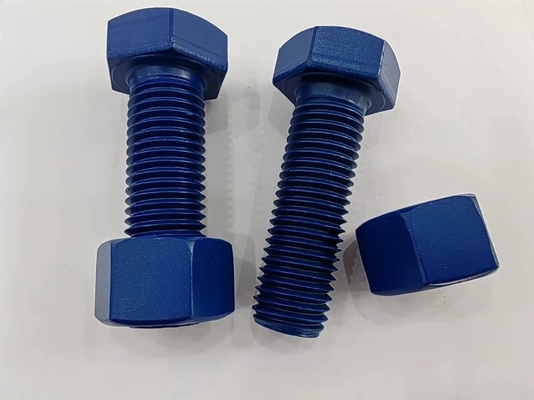 Unc Metric Threaded Rod Stud Bolt με υψηλής αντοχής ανοξείδωτο χάλυβα άνθρακα χάλυβα PTFE