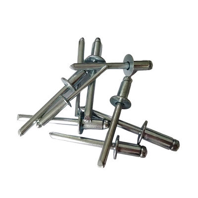 Εύκολη εγκατάσταση 6.4mm Round Head Open End Blind Rivets Υψηλή αντοχή και αντοχή