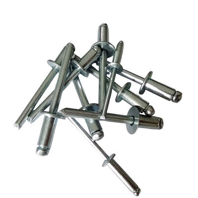 Εύκολη εγκατάσταση 6.4mm Round Head Open End Blind Rivets Υψηλή αντοχή και αντοχή