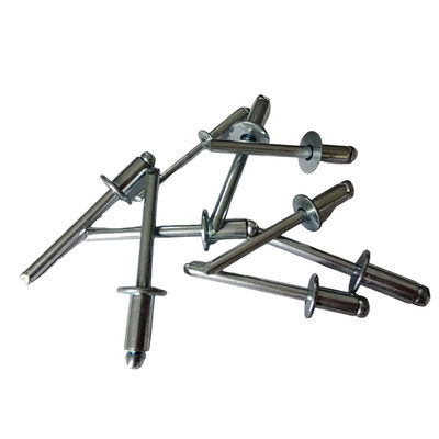 Εύκολη εγκατάσταση 6.4mm Round Head Open End Blind Rivets Υψηλή αντοχή και αντοχή