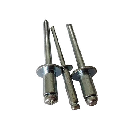 Εύκολη εγκατάσταση 6.4mm Round Head Open End Blind Rivets Υψηλή αντοχή και αντοχή