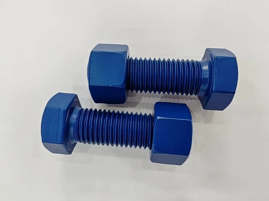 Unc Metric Threaded Rod Stud Bolt με υψηλής αντοχής ανοξείδωτο χάλυβα άνθρακα χάλυβα PTFE