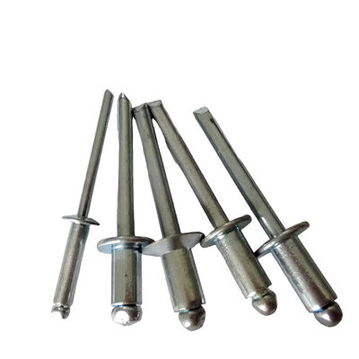 Εύκολη εγκατάσταση 6.4mm Round Head Open End Blind Rivets Υψηλή αντοχή και αντοχή