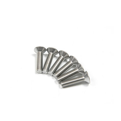 Δυνατότητα βαθμού Α-επίπεδο Custom Stainless Steel ISO Standard Hex Socket Countersunk Head Screws Καθαρό ανθεκτικό
