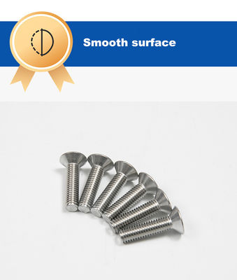 Ατσάλι 304 Phillips Countersunk Head Cross Bolt για βιομηχανικές εφαρμογές