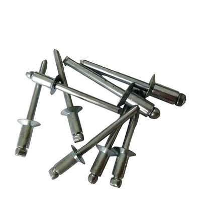 6.4mm ανοιχτό άκρο Countersunk Head Blind Rivets σε λευκό για εύκολη εγκατάσταση από σίδηρο