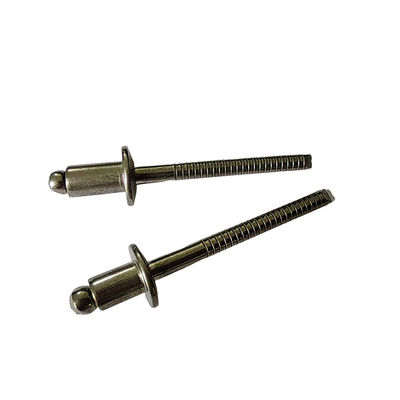 Ατσάλι ατσάλι 4,0 mm ανοιχτό άκρο τυφλά νίτσες στρογγυλή κεφαλή εύκολη εγκατάσταση φωτεινό φινίρισμα