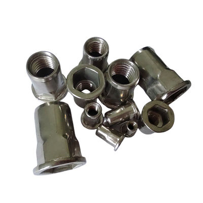 Πλατό κεφαλάκι Semi-Hex Blind Rivet Nut για αυτοκινητοβιομηχανία OEM σε εφαρμογές υγείας