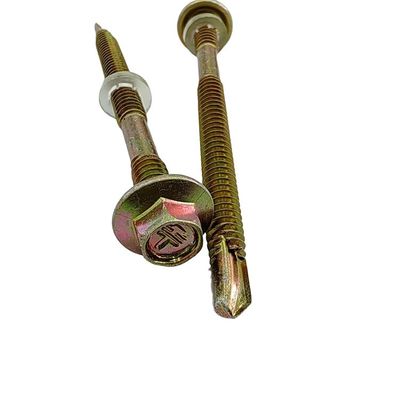 Μετρικές αυτοτρυπτικές βίδες αλεπού με κεφαλή αντιεγκλωβισμένη και βελονίκι νάιλον