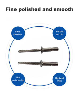 DIN Standard Countersunk Head Dome Head High Strength Stainless Steel Cup Rivet Mono-bolt Rivet (Περιβληματικό ντίβας από ανοξείδωτο χάλυβα)